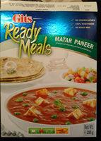 Matar Paneer Report Card