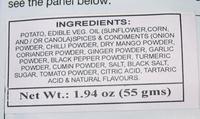 India's Magic Masala (buddy Pack) Ingredients