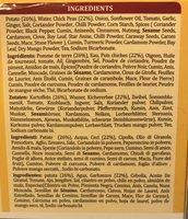 Ashoka Aloo Chole Ingredients