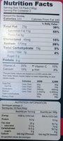 Paneer Makhani Nutrition Label