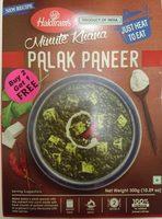 Haldiram's, Dilli Style Palak Paneer Report Card