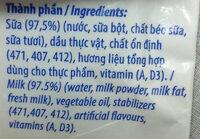 VINAMILK Ingredients