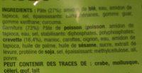 Mini Bouches Aux Crevettes Ingredients