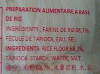 Rice Cubes Vermicelles De Riz 'phnom Penh' Ingredients