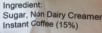 White Koffie Ingredients