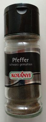 Pfeffer Schwarz Gemahlen