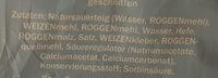 Alpen Wecken Ingredients