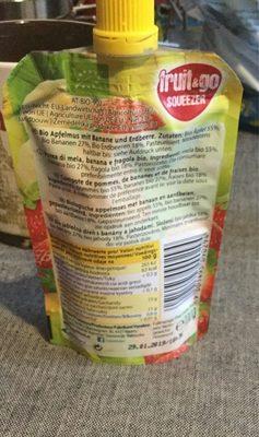 Machland Bio Fruitsnack Apfel Banane Erdbeere