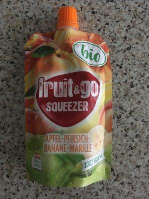 Fruit & Go Squeezer Apfel-pfirsich-banane-marille