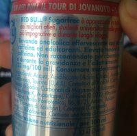 Napj Red Bull Sugarfree 250ML Ingredients