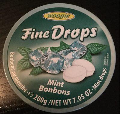 Woogie Mint-bonbons &quot;fine Drops&quot; In Der Wiederverschliebaren 200g Dose