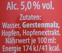 Schwechater Bier Ingredients