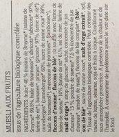 Urkorn Muesli Aux Fruits Ingredients