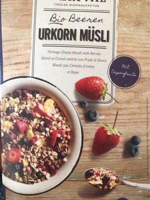 Verival Beeren Urkorn Msli Bio (325G Karton)