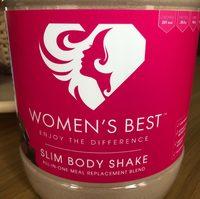 Women's Best Slim Body Shake Chocolate Report Card