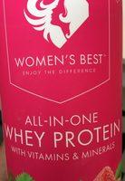 Women's Best Whey Protein Strawberry Report Card
