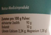 Zeolith Detox Ingredients