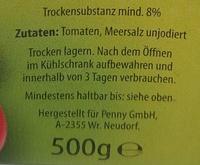 Passierte Tomaten Ingredients