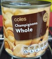 Coles Whole Champignons Report Card