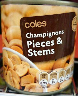 Champignons Pieces And Stems