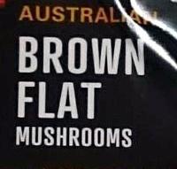 Australian Brown Flat Mushrooms Ingredients