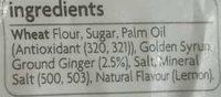 Gingernut Ingredients