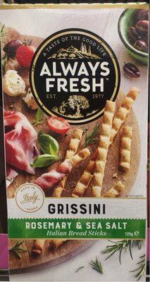 Grissini Rosemary & Sea Salt Italian Bread Sticks