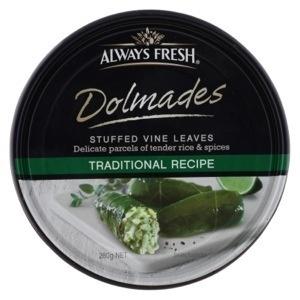 Always Fresh Dolminades Stuffed Vine Leaves