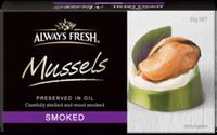 Always Fresh Mussels Preserved In Oil Report Card