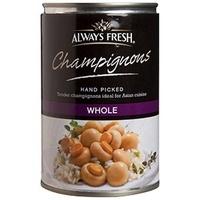 Always Fresh Whole Champignons Mushrooms Hand Picked Report Card