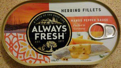 Herring Fillets In Mango Pepper Sauce