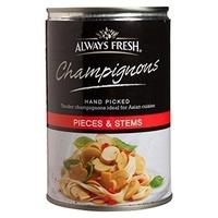 Champignons Mushrooms Pieces & Stems Hand Picked Report Card