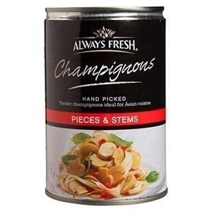 Champignons Mushrooms Pieces & Stems Hand Picked