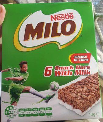 Snack Bars With Milk
