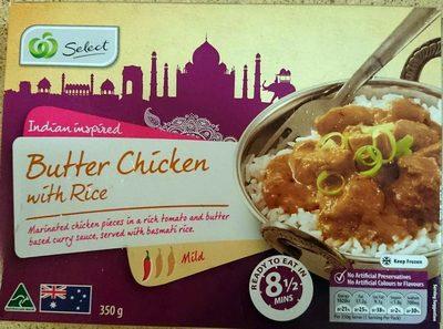 Butter Chicken With Rice