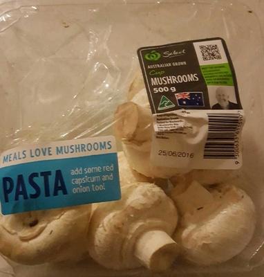 Woolworths Australian Grown Mushrooms
