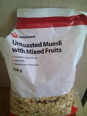 Untoasted Muesli With Mixed Fruits