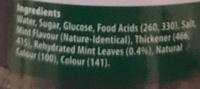 Woolworths Select Thick Mint Sauce Ingredients