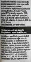 Sanitarium Up &go Energize Choc 350ML Ingredients