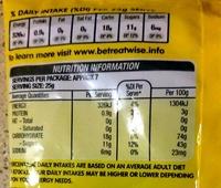 Starburst Party Mix Nutrition Label