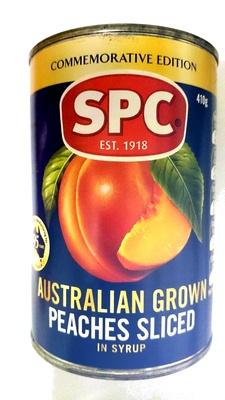 Australian Grown Peaches Sliced In Syrup