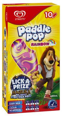 Paddle Pop Rainbow 8 Pack
