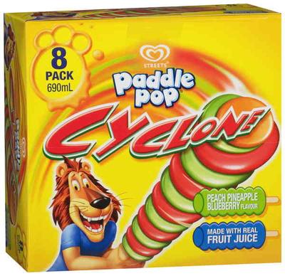 Paddle Pop Cyclone 8 Pack