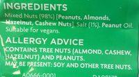 Salted Mixed Nuts Ingredients
