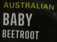 Australian Baby Beetroot Ingredients