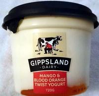 Mango & Blood Orange Twist Yoghurt Report Card