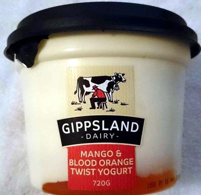 Mango & Blood Orange Twist Yoghurt