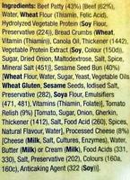 Cheese Burger With Tomato Relish Ingredients