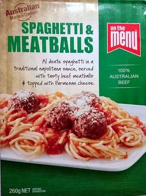 Spaghetti & Meatballs