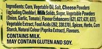 CC's Nacho Cheese Ingredients